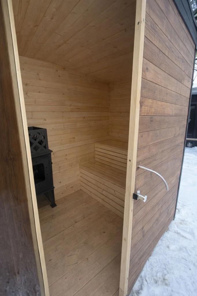 Gartensauna Mini aus Fichtenholz