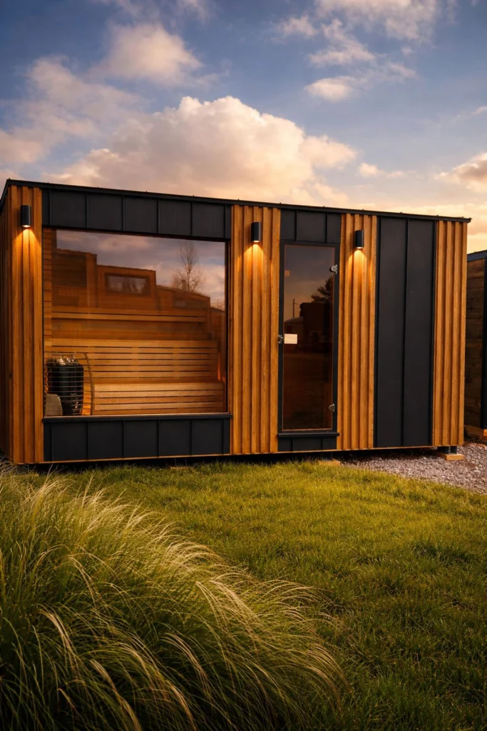 Große Gartensauna „Prestige“ von Tiny House Design
