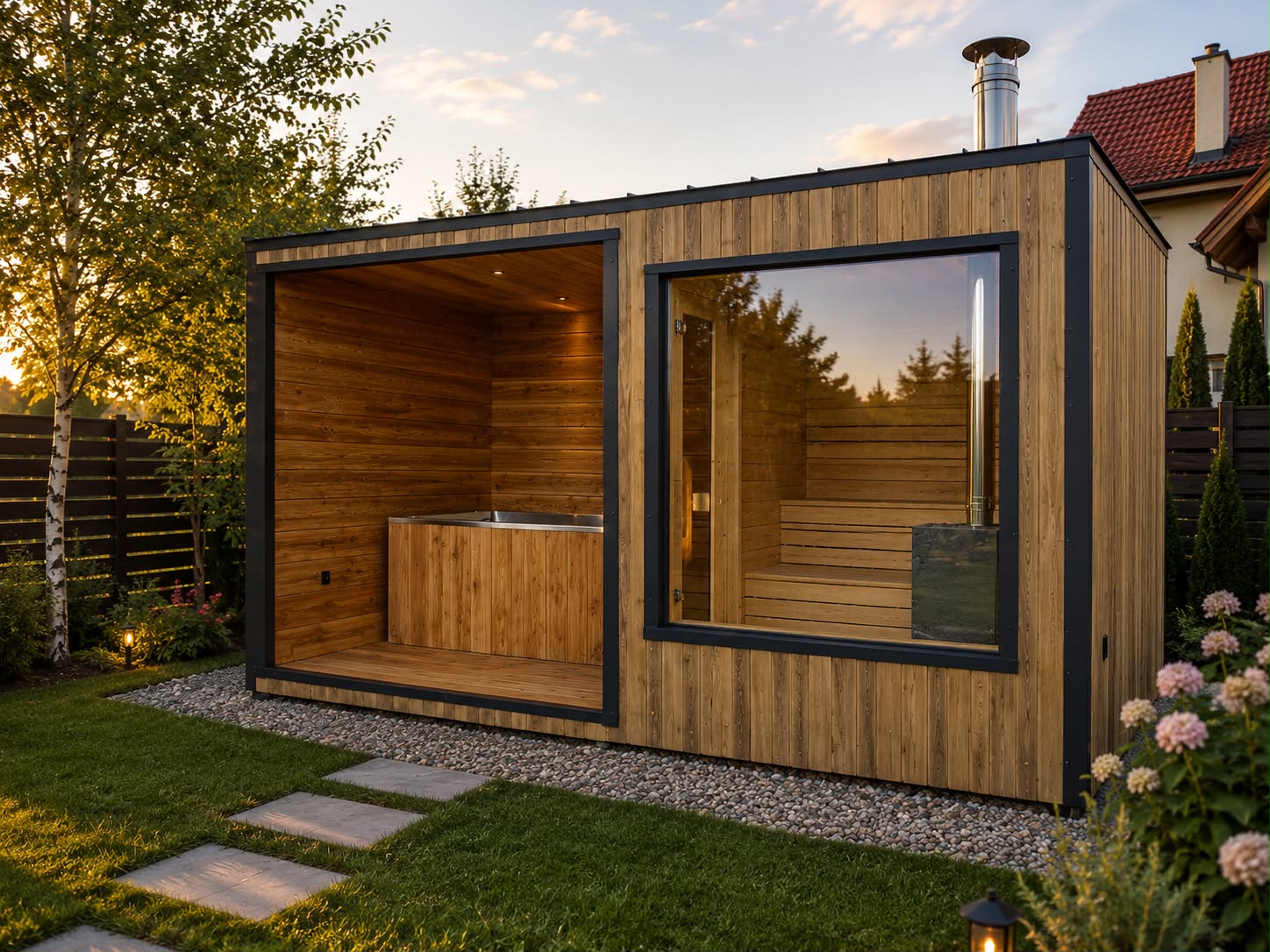 Gartensauna „Sky“ von Tiny House Design