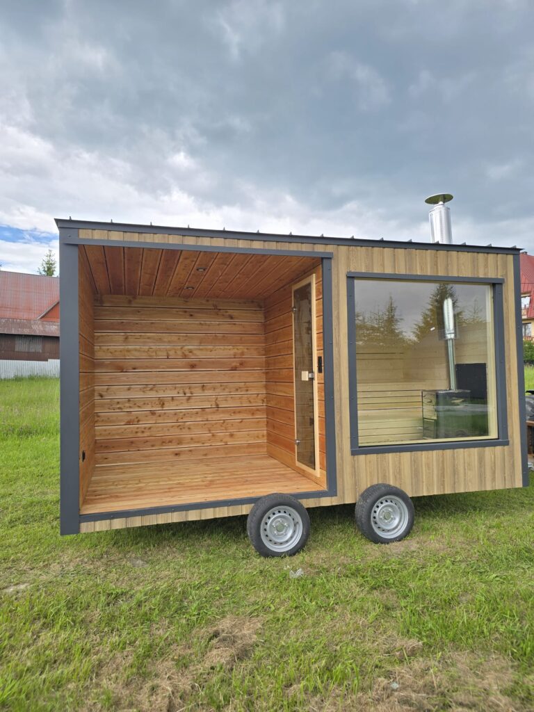 Gartensauna „Sky“ mit Vorraum