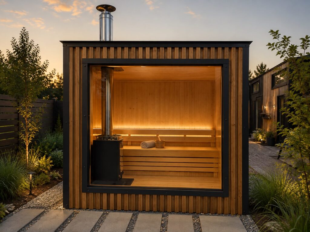 Finnische Sauna „Falcon“ von Tiny House Design