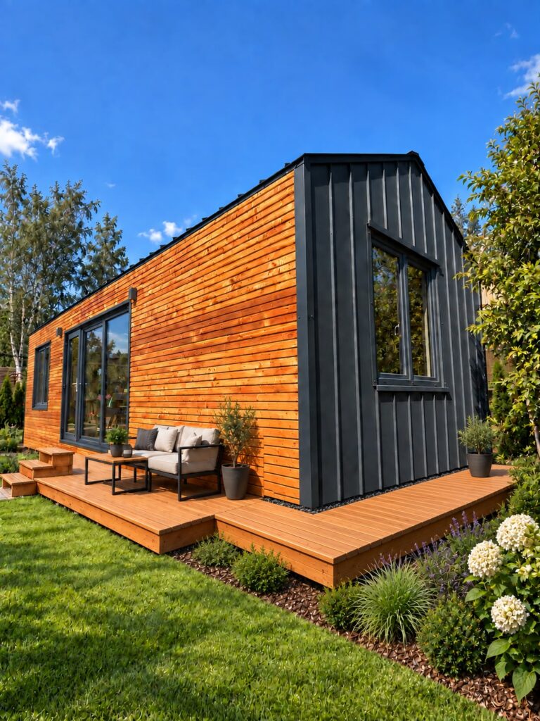 Mobiles Haus „Bartek“ mit Terrasse